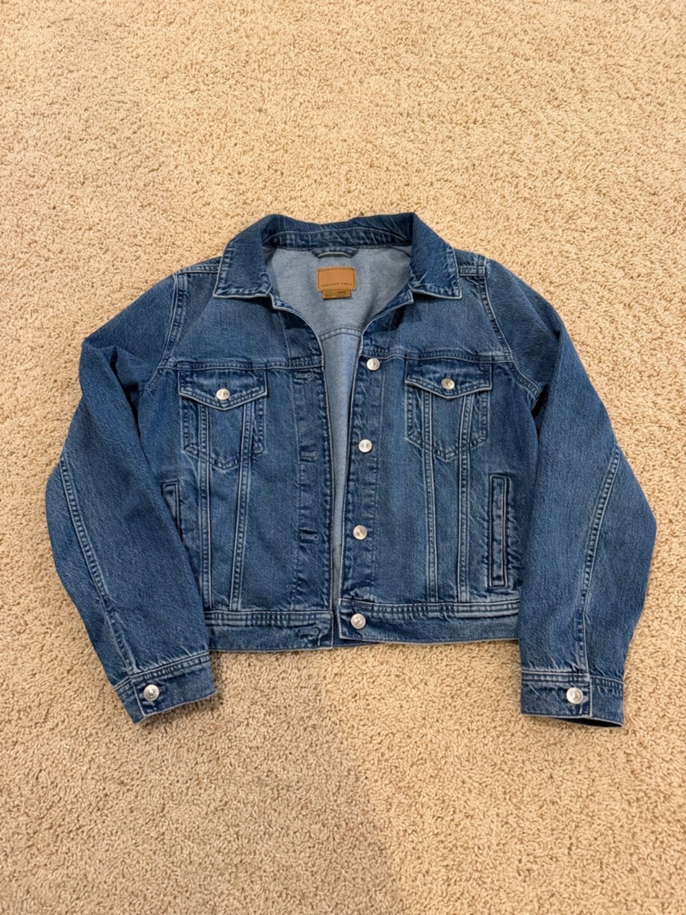 American Eagle Outfitters Blue Denim Jean Jacket